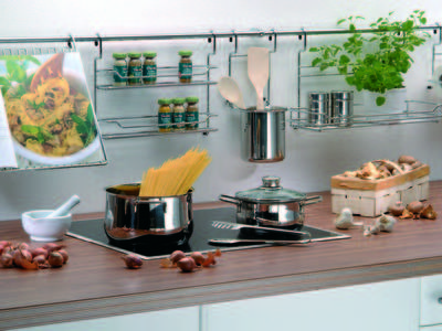 Красота и практичность: рейлинги для кухни (+40 фото необычных решений в интерьере)