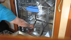 Правила установки посудомоечной машинки