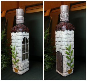 Способ декорирования бутылки