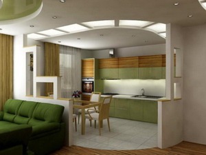 Кухня гостиная - совмещенная планировка и зонирование